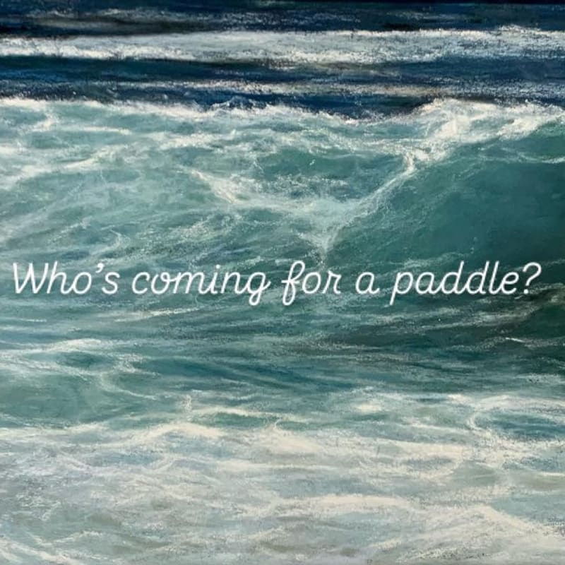 Couldn’t you just run into this beautiful pastel by award winning artist